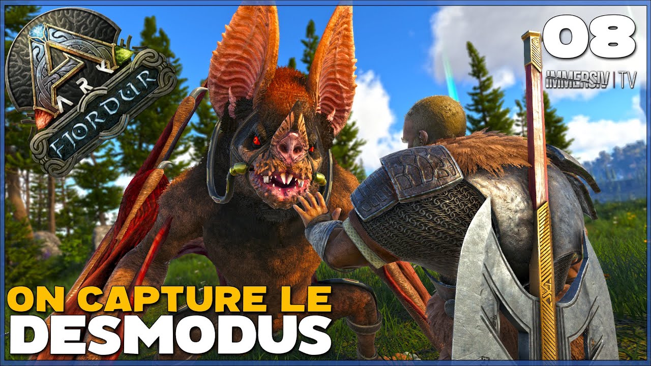 ARK FJORDUR FR | UNE GROTTE PLEINE DE DESMODUS 😲 | EP08