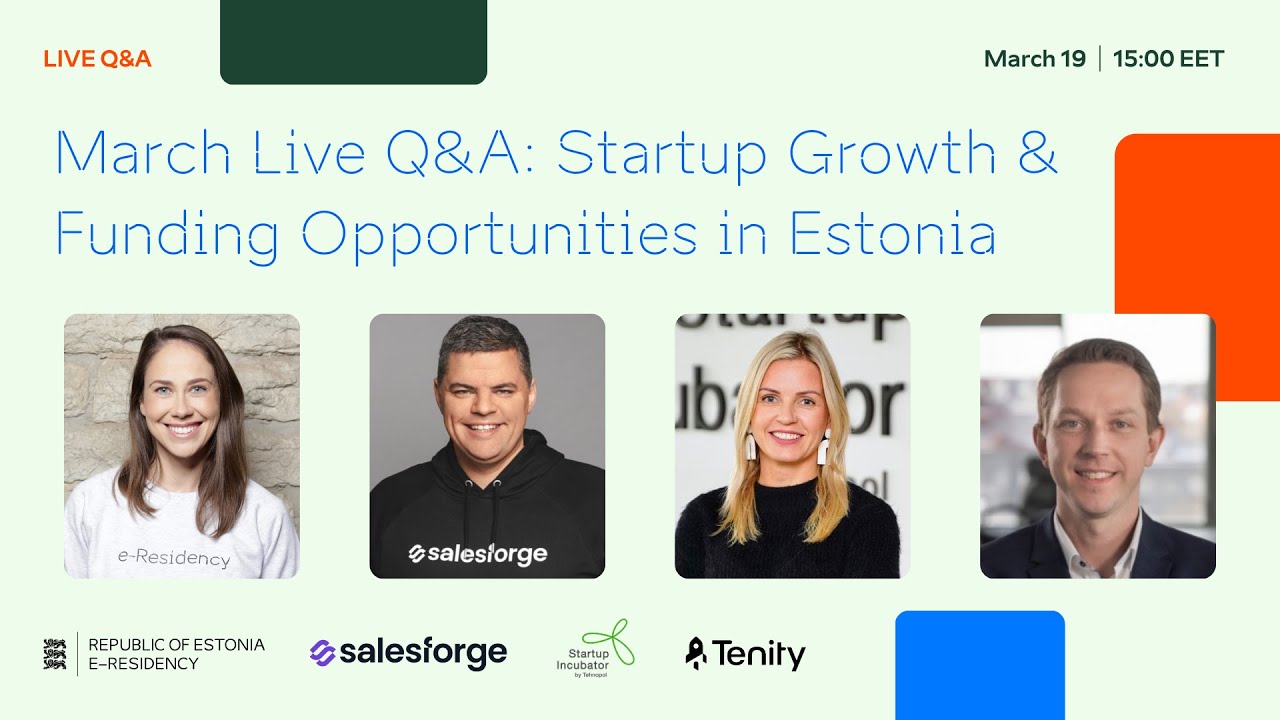 Live Q&A: Startup Growth & Funding Opportunities in Estonia (19 March 2025)