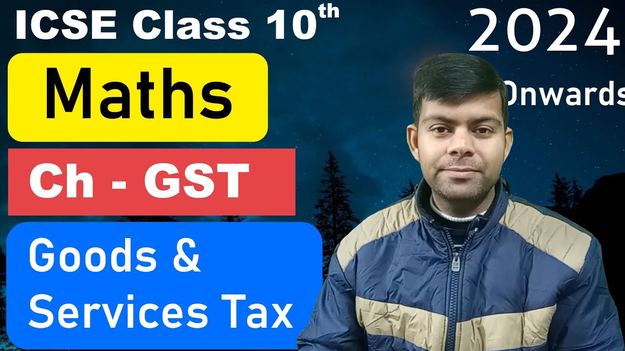 GST Table Type Q. | Most Important Question for 2024 Exam | ICSE Class 10th Maths