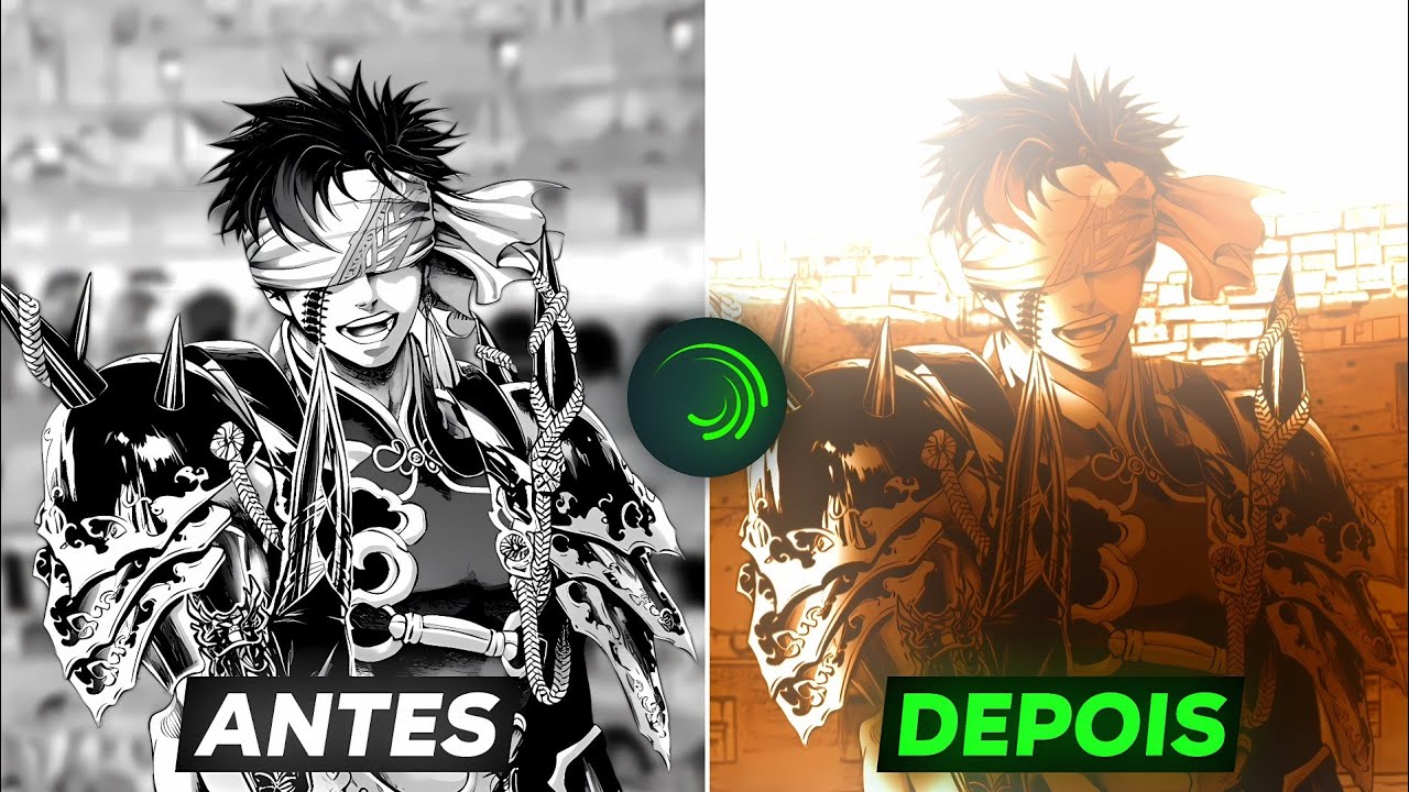 Como Fazer CC Mangá no Alight Motion | CC Com Raios de Luz Estilo Geek