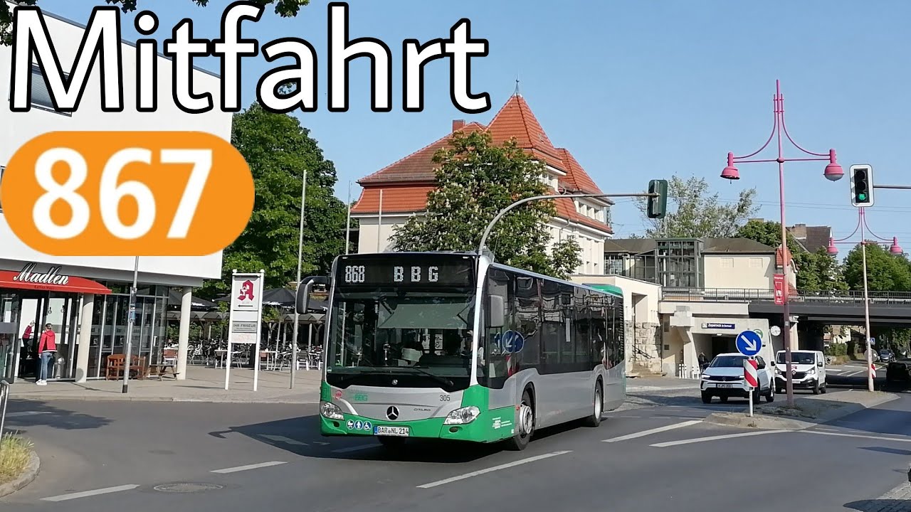 Mitfahrt | Mercedes-Benz Citaro C2 | Linie 867 | S Zepernick - S Zepernick (Ringlinie)