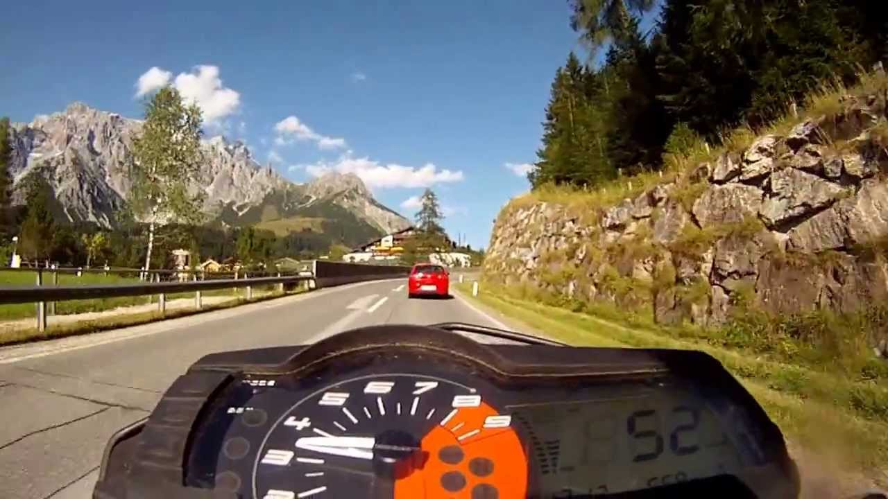 Hochkönig auf der Duke 690, getestet mit neuer Lenkerhalterung und GoPro