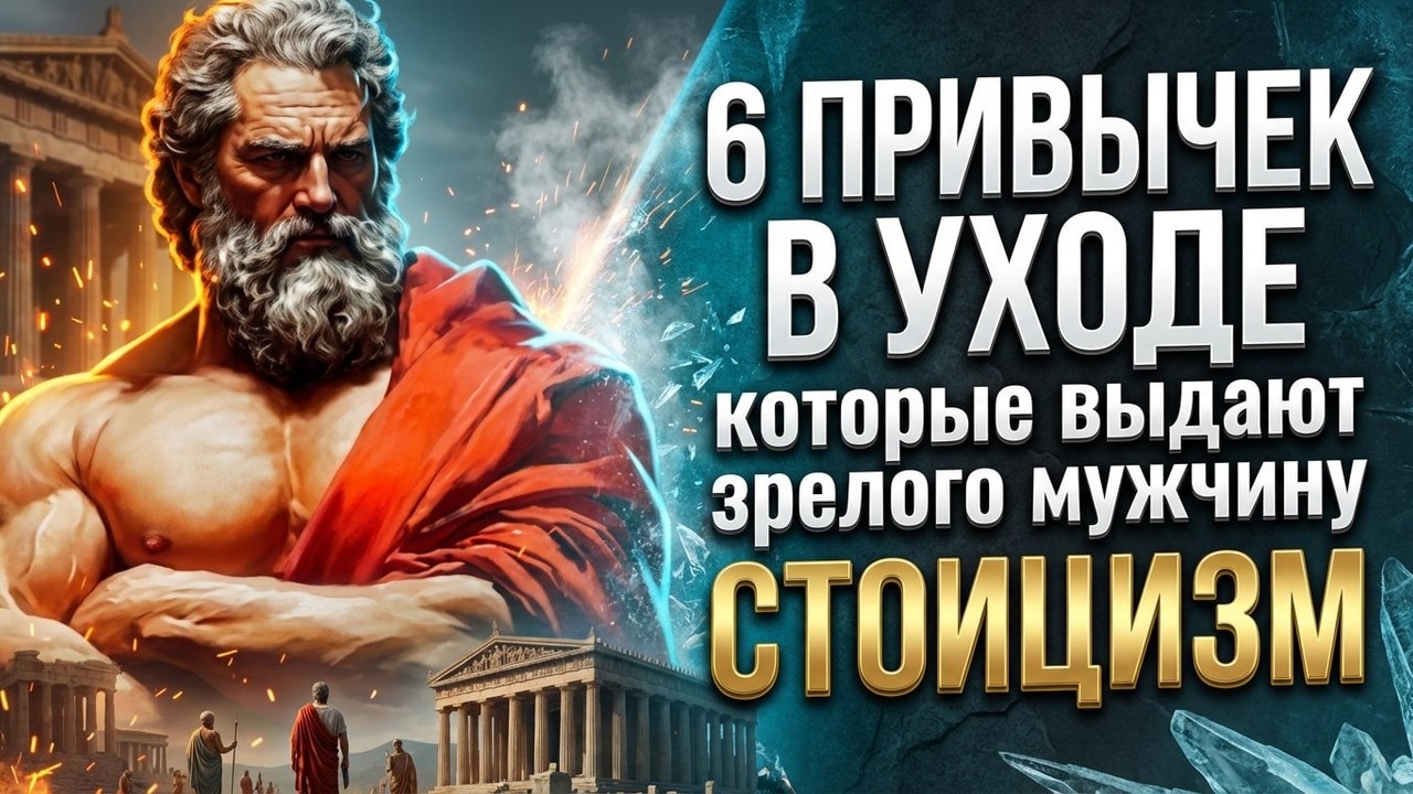 6 привычек в уходе, которые выдают зрелого мужчину  СТОИЦИЗМ