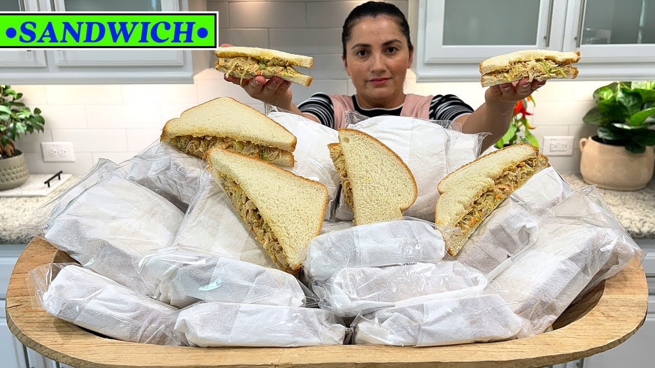 Como hacer sandwich de pollo - 😋😱 **ATENCION PRINCIPIANTES**