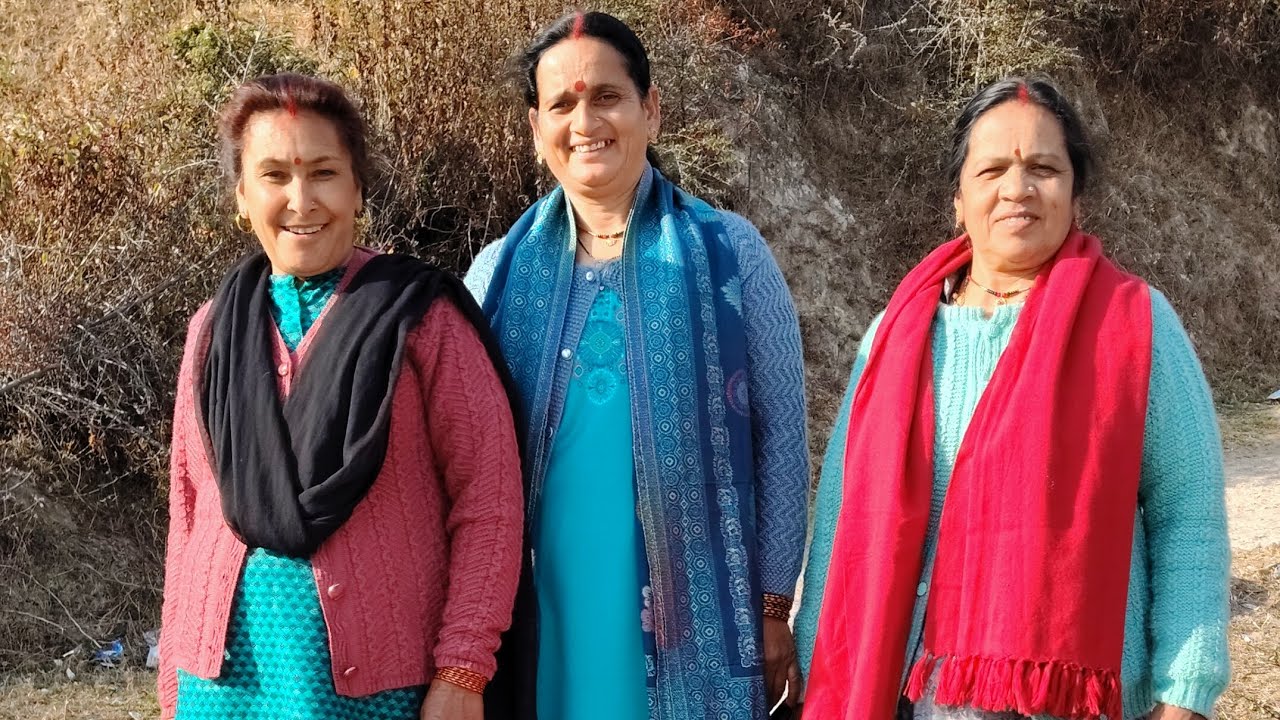 आज रास्ते में हुई जेठानीयो के साथ मुलाकात ##पहाड़ी ##uttakhandi ##Manju Chuphal dasila ##💝🙏