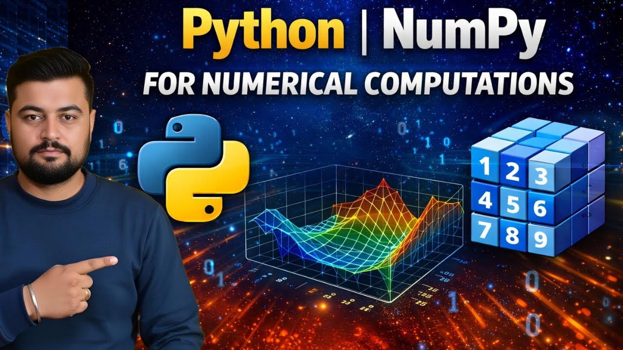 #146 Python NumPy for Numerical Computations in Data Science | Hindi | Beginners