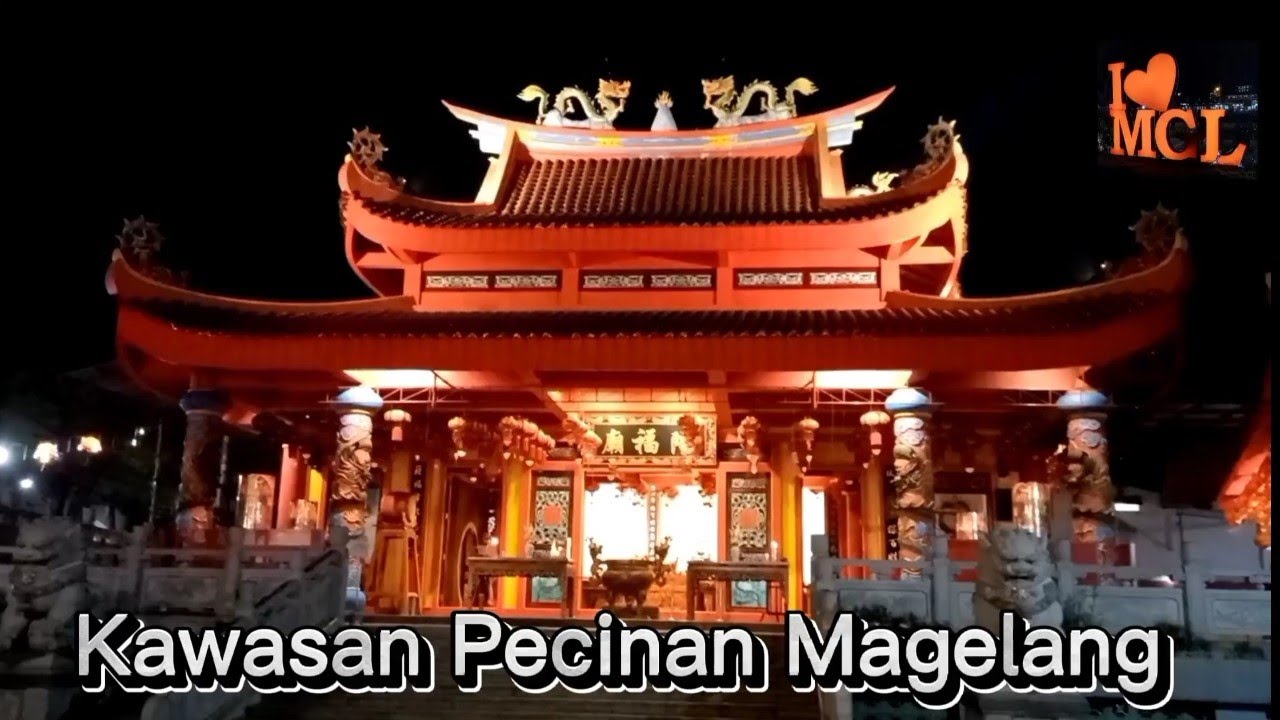 Keindahan Pecinan Magelang di Malam hari