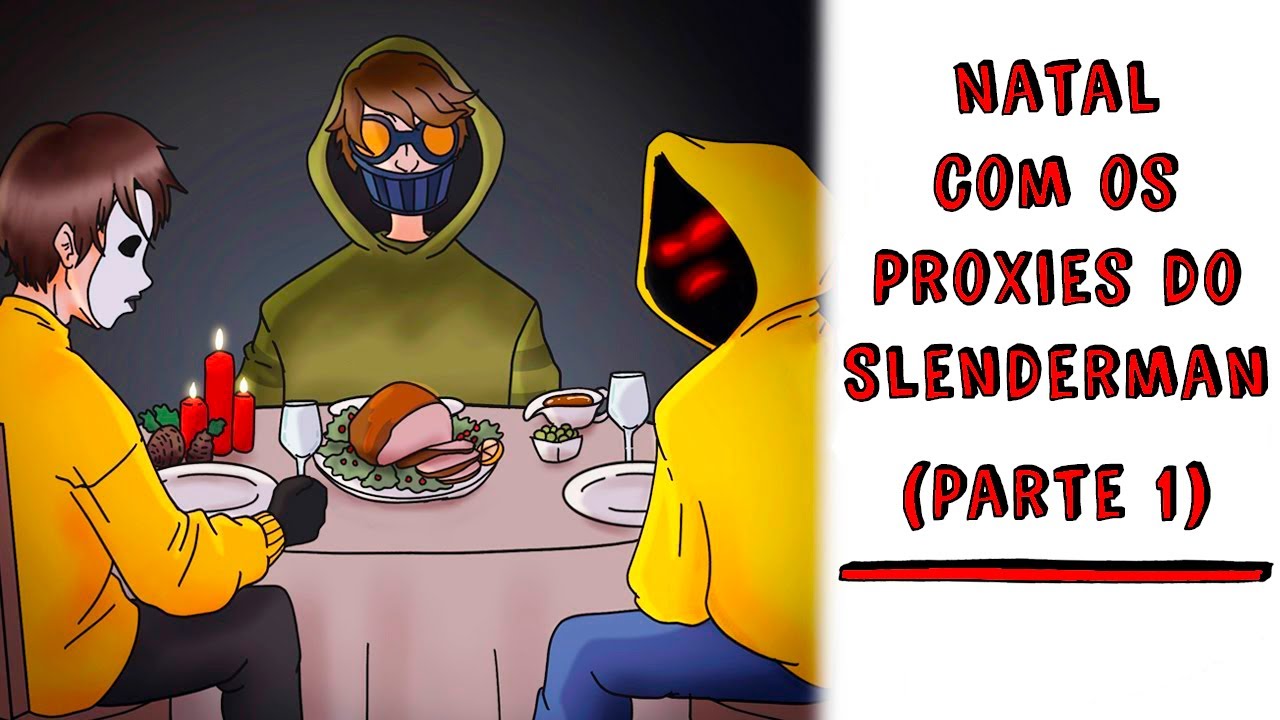 Natal com os Proxies do Slenderman (Parte 1) 🔪 Draw My Life Português