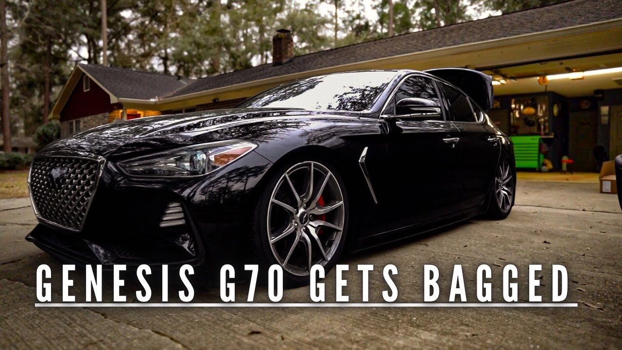 I Bagged A G70 Genesis, What Do You Think? #psi #airbags #airride #bagged #slammed