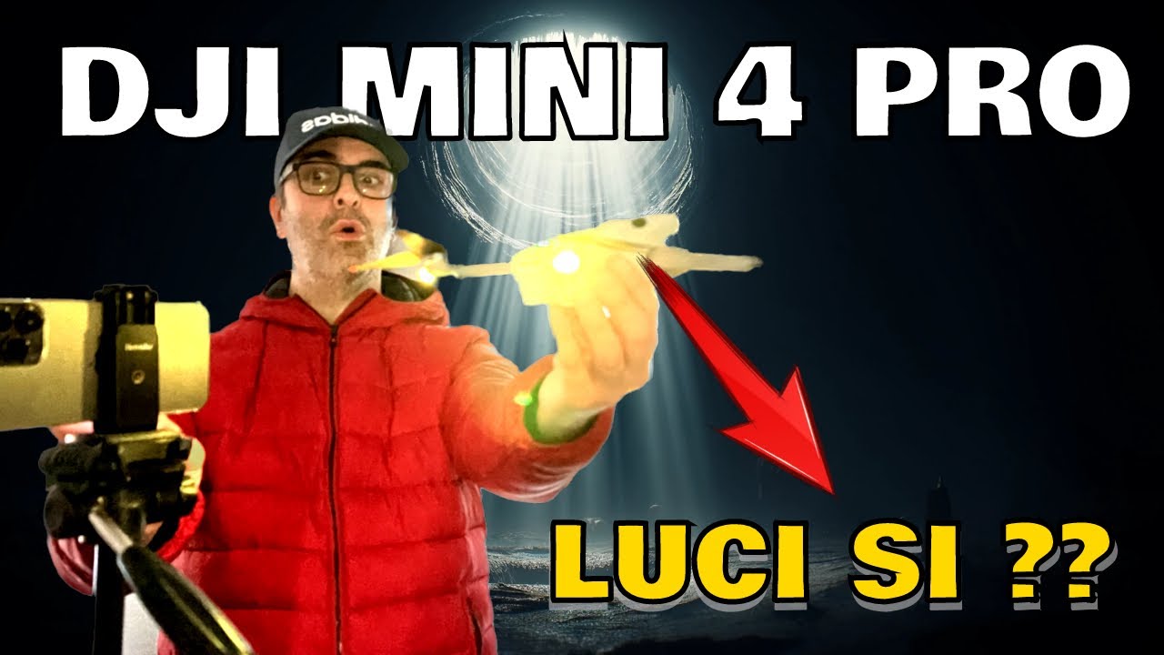 Dji Mini 4 pro DEVO DARVI UNA BRUTTA NOTIZIA😪! 1.13.1 E LUCI ACCESE ANCHE DI NOTTE #mini4pro #djifly