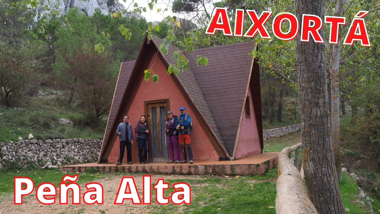 Rutas senderismo Alicante. Cima de AIXORTÁ - Peña Alta - REFUGIO FONT DELS TEIXOS. Guadalest