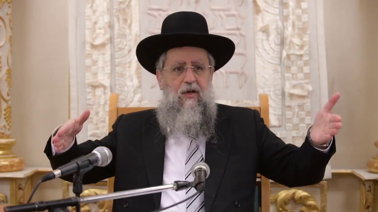 הרב דוד יוסף בעל הלכה ברורה שיעור הלכות בישול שבת בבית מדרש יחוה דעת