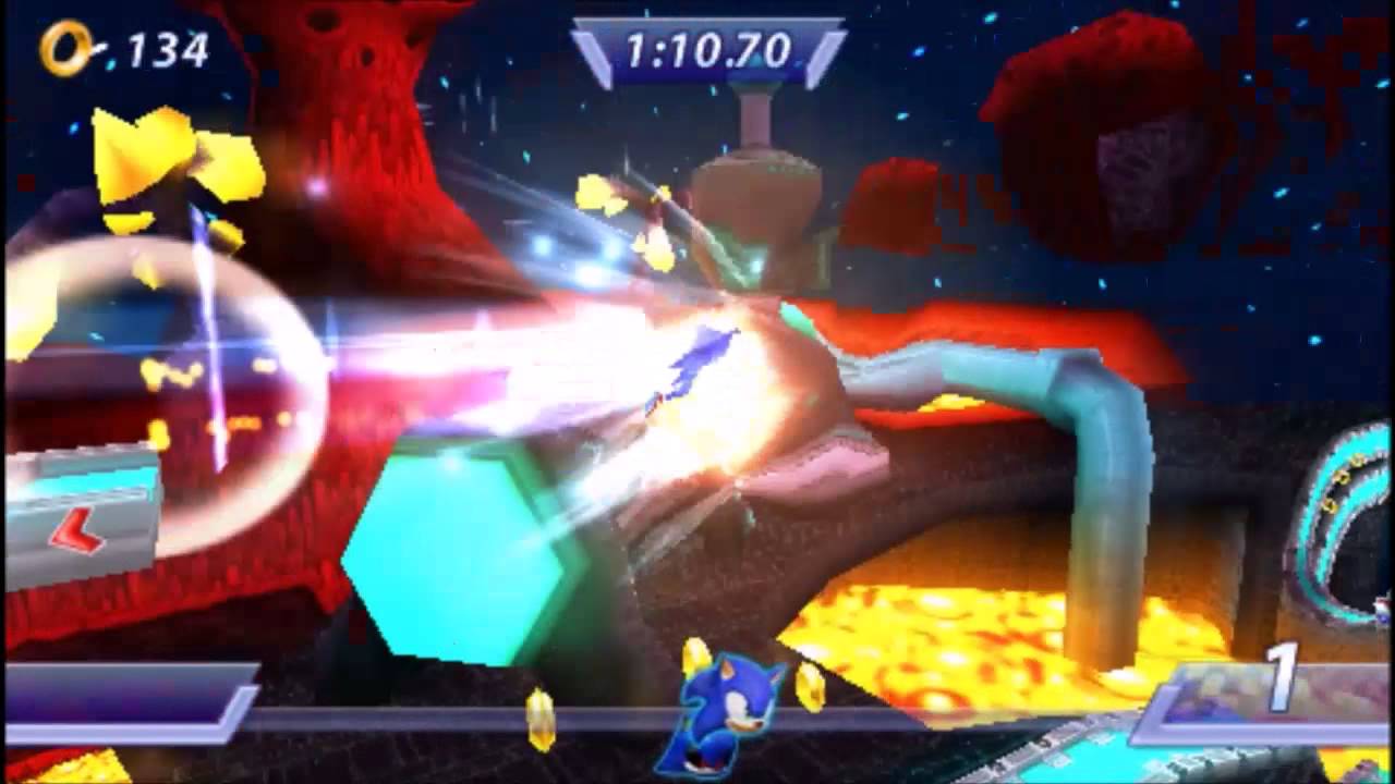 Sonic Rivals - Meteor Base Zone Act 2