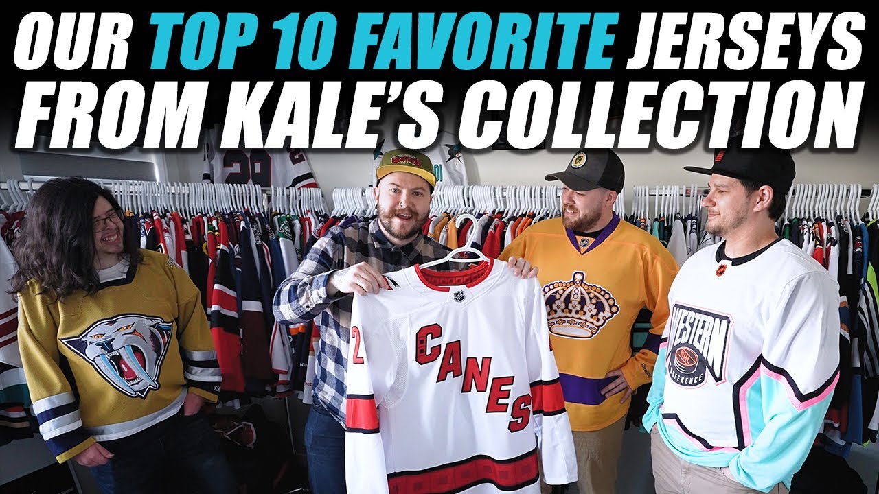 Our TOP 10 Favorite Jerseys From Kale's Collection! Ft @vesperhockey & @TheJerseyZone