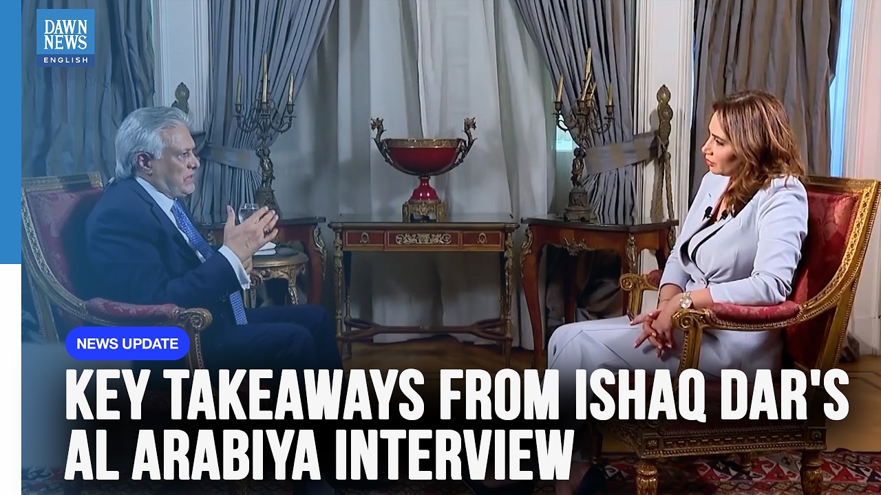 Key Takeaways From Ishaq Dar's Al Arabiya Interview | Regional Bloc | US-Iran Peace | Dawn News