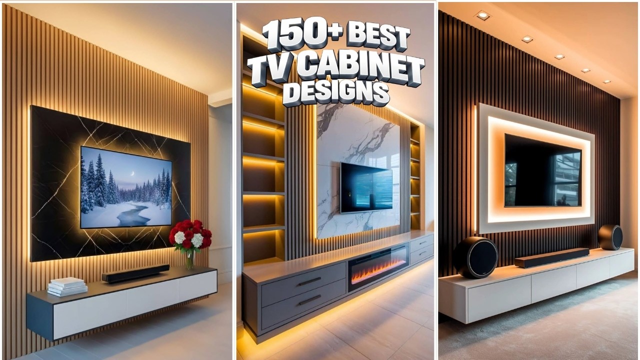 Best TV Cabinet Designs For Living Room |  Modern TV Unit Design Ideas 2026 | Stunning TV Cabinet