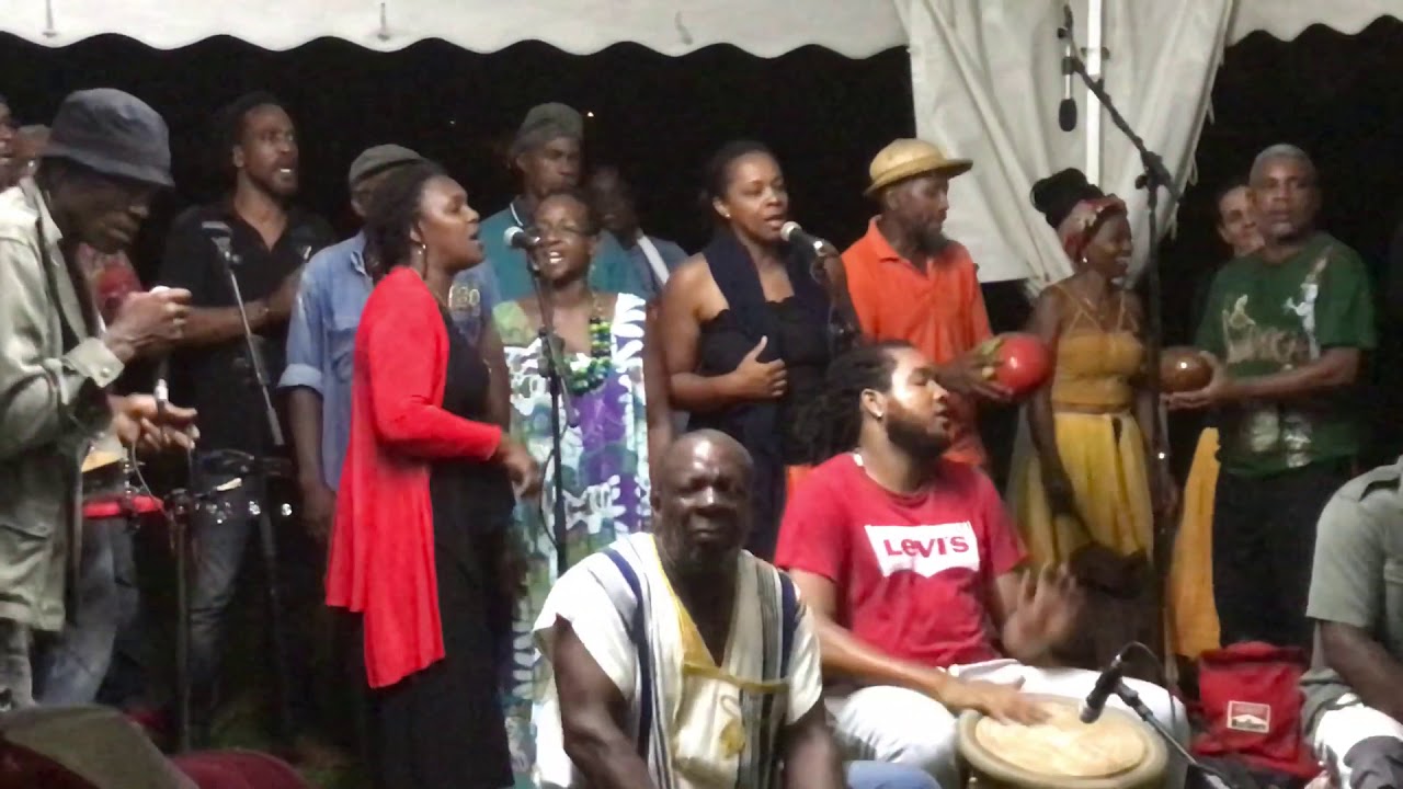 2/6/18 Goyave Léwoz de COQ-LA Lénix Cassubie, Orèl Niçoise Chante et Gaèl marque