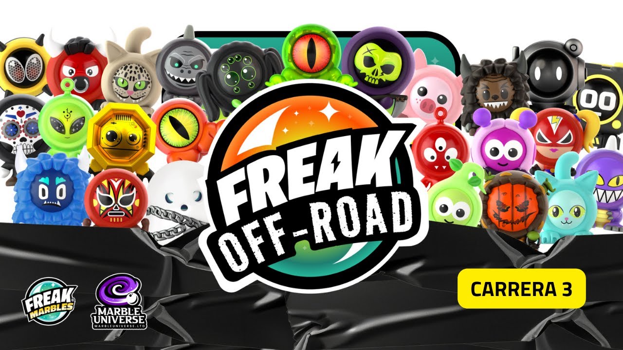 CARRERA 3 | OFF-ROAD DE FREAK MARBLES  #freakmarbles  #marblerun