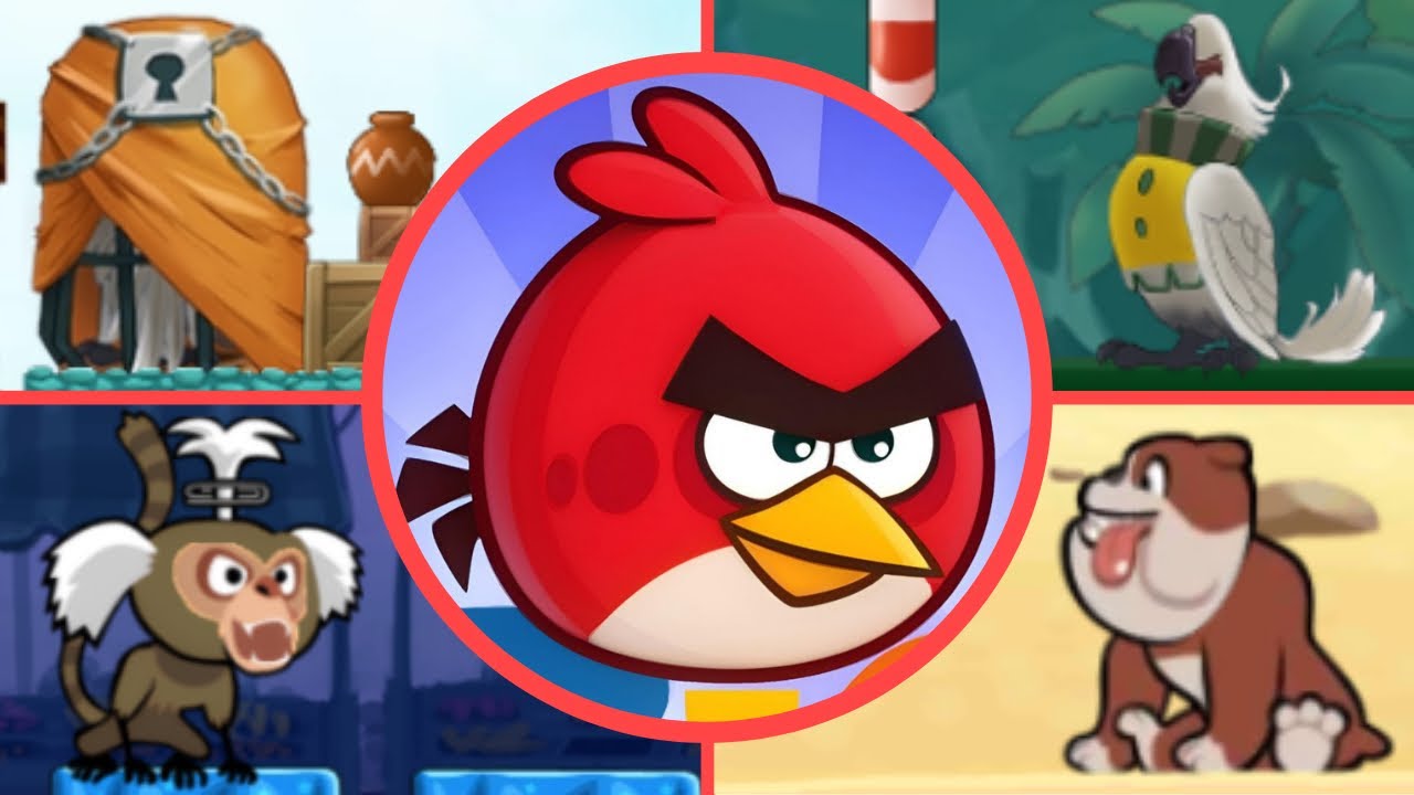 Angry Birds Rio Remastered - All Bosses (Luta dos Bosses)