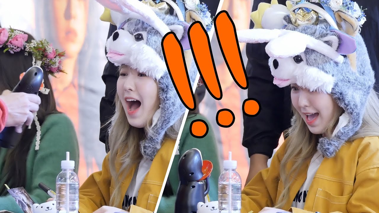 171123 웬디 Wendy focus 03 가오나시에 놀란 웬디! (feat. 아이린 Irene) 레드벨벳  팬싸인회 Red Velvet FanSign Event _ 여의도