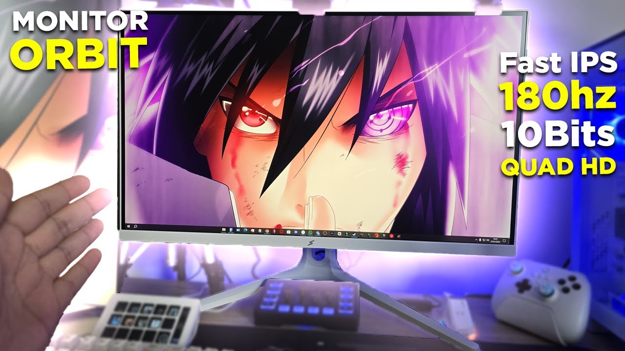 MEU novo UPGRADE no SETUP - MONITOR SuperFrame ORBIT QHD 180hz Fast IPS