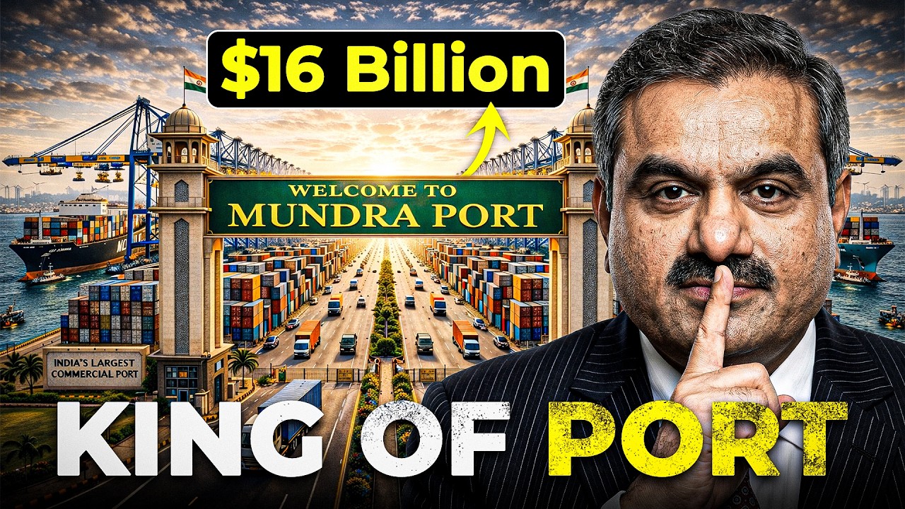 How Adani Built India&rsquo;s LARGEST Mundra Port From Nothing | Business Case Study