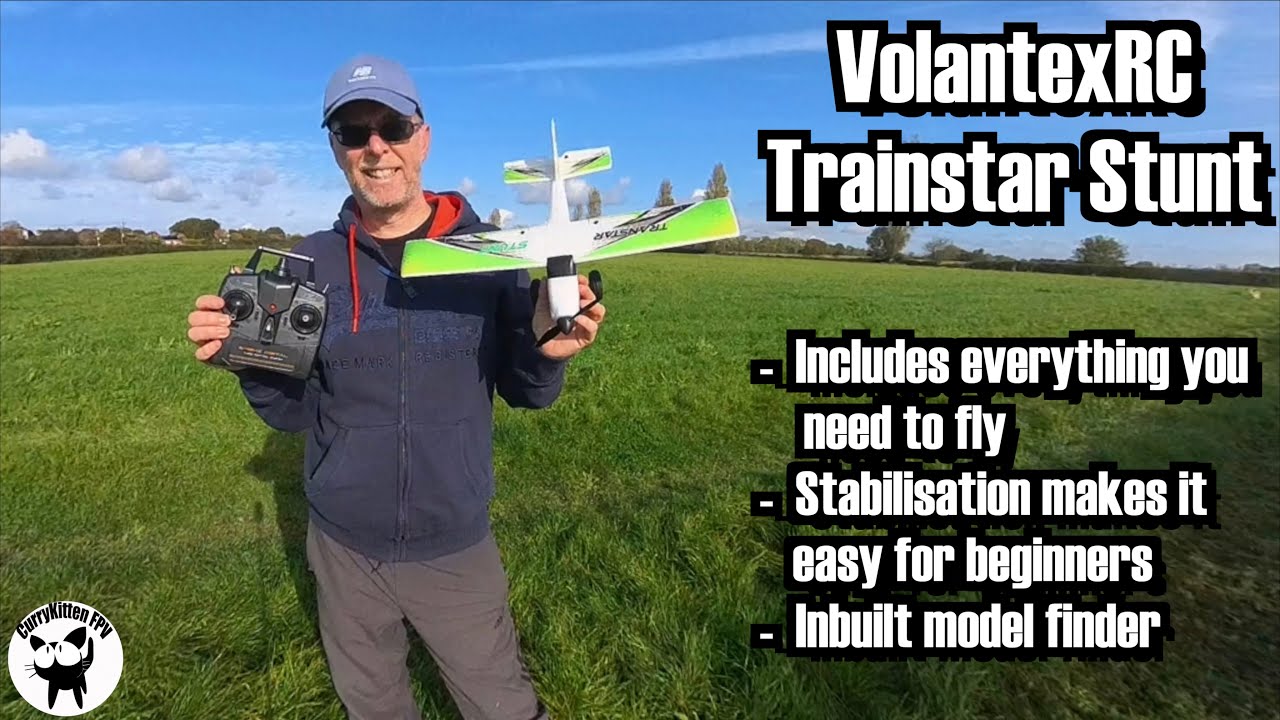 VolantexRC Trainstar Stunt — простой и удобный учебный самолет для новичков с полезными функциями