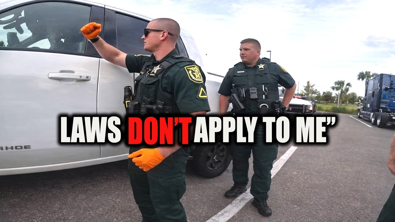 Sovereign Citizen MELTS DOWN After Officer Uses Window Punch Tool During Traffic Stop