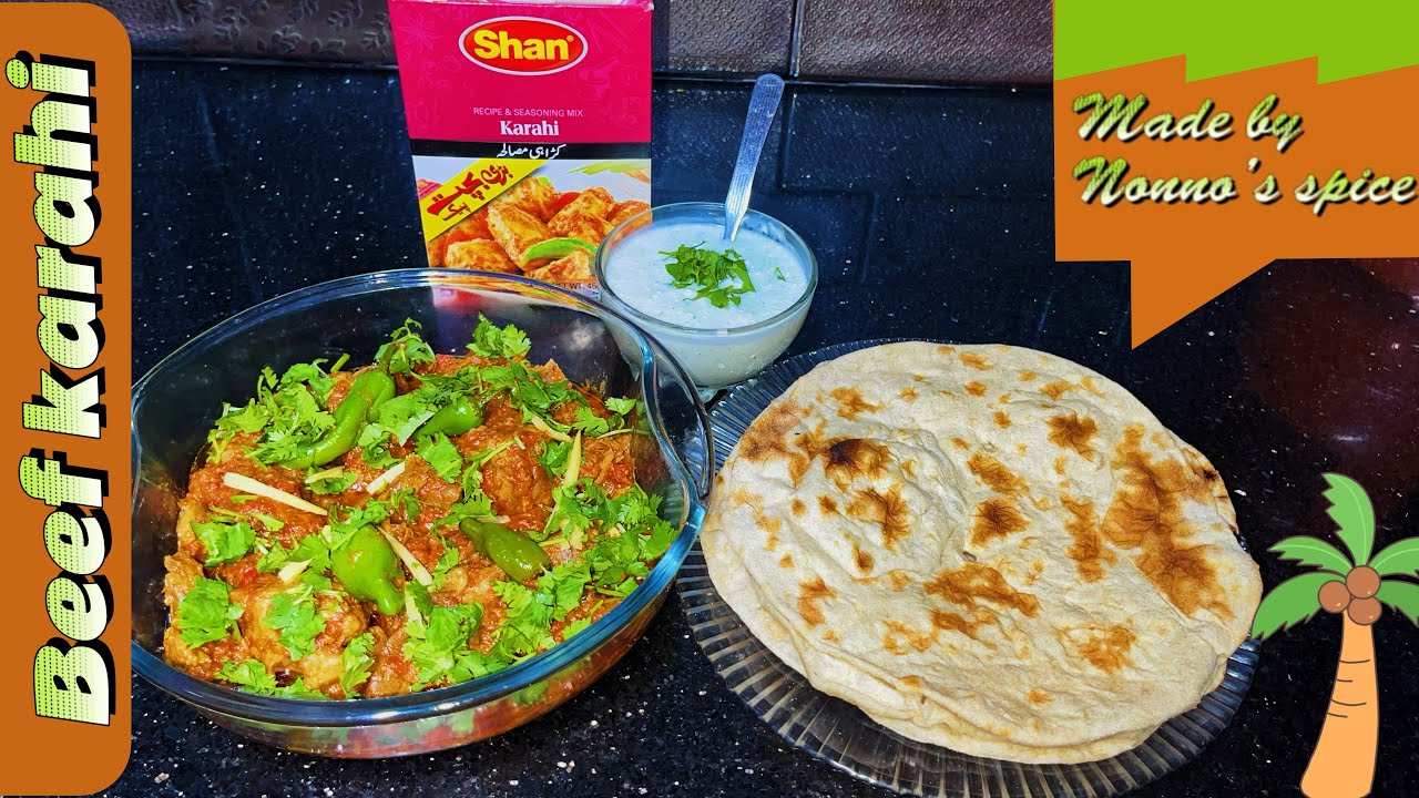 Shan beef karahi masala quick and easy recipe | #shanmasala #beefkarahirecipe #youtubecookingvideos