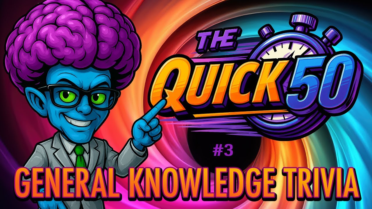 Are You Smarter Than A Turnip?  - I Doubt it! - 50 Questions General Knowledge Trivia!