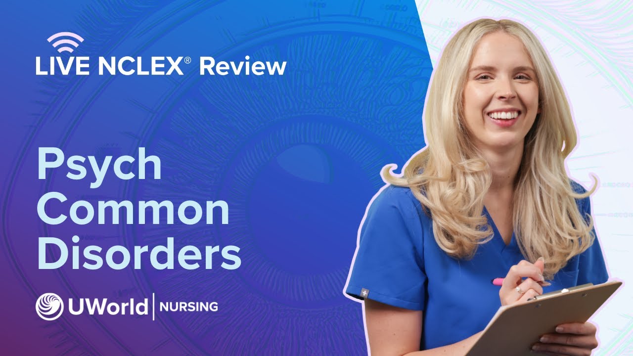 Live NCLEX® Psych Common Disorders Revire