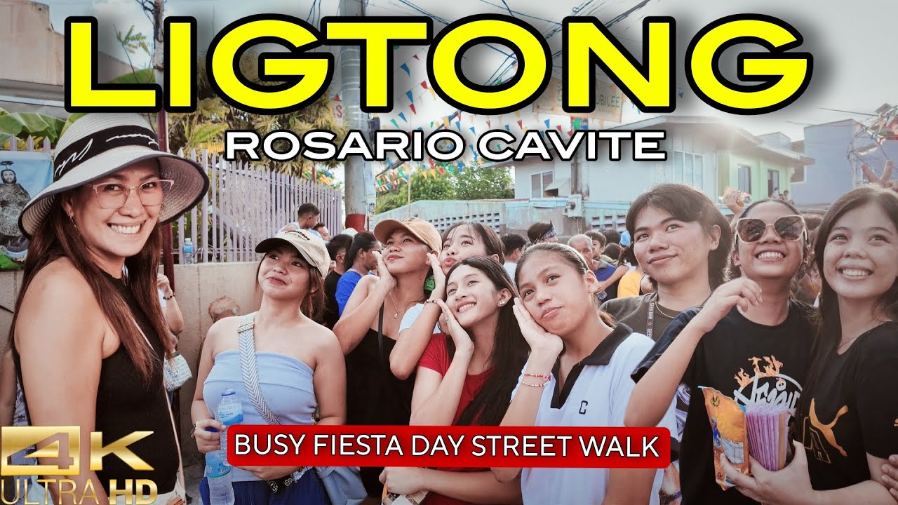 Ultimate Street Walk in LIGTONG Rosario Cavite Philippines [4K]