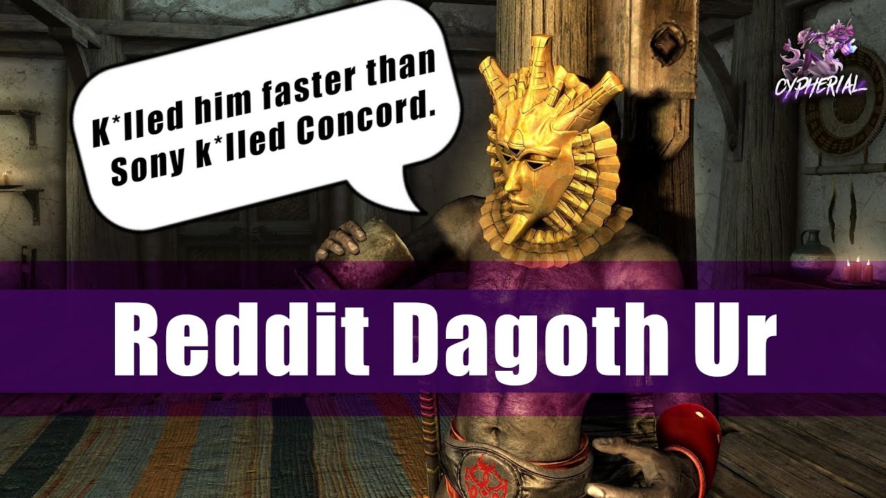 so I downloaded the Dagoth Ur mod...