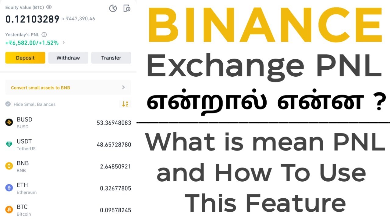 What Is Binance PNL | How To Use | Simple Explanation | Full Details#TamilCryptoSchool