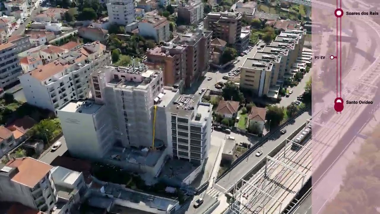 Metro do Porto | Linha Rubi - Percurso | Outubro 2025
