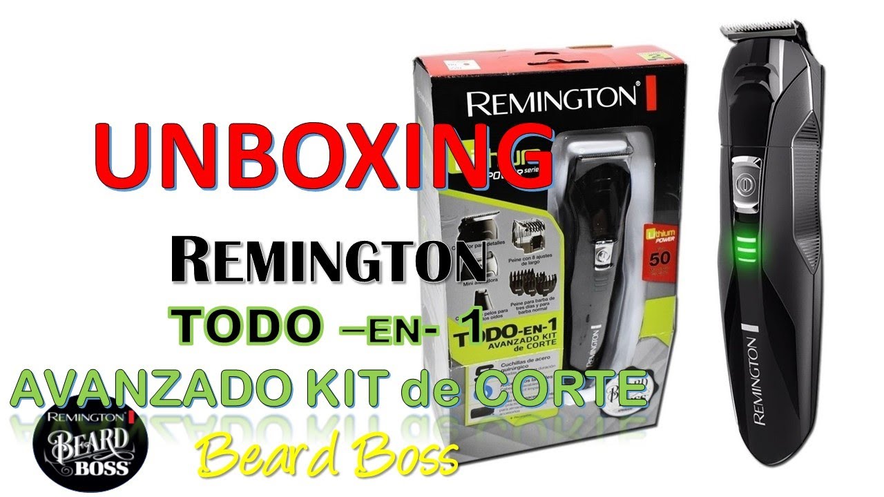 Unboxing KIT TODO EN 1 Remington Barbera personal PG6025