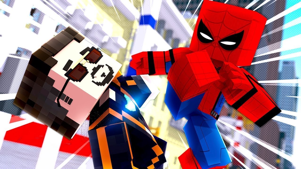 Minecraft: MENINO ARANHA - O HOMEM DE FERRO ME ATACOU! #137