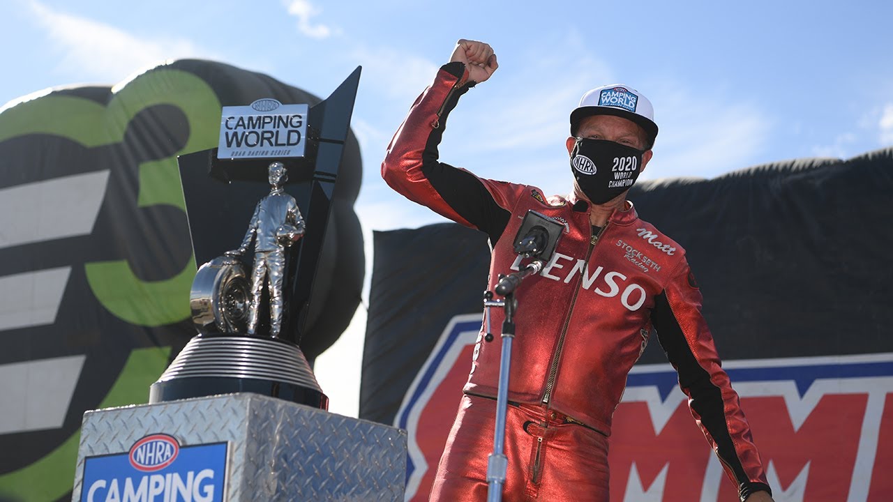 Matt Smith wins the 2020 Pro Stock Motorcycle Championship