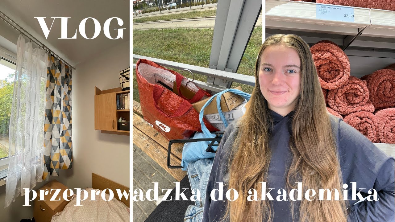przeprowadzka i zakupy do akademika 👩🏼‍🎓 || MOVE IN