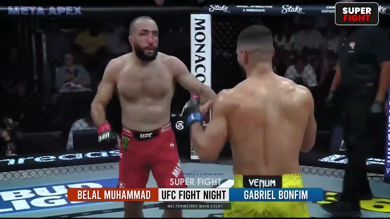 Gabriel Bonfim vs Belal Muhammad FIGHT HIGHLIGHTS UFC VEGAS 118