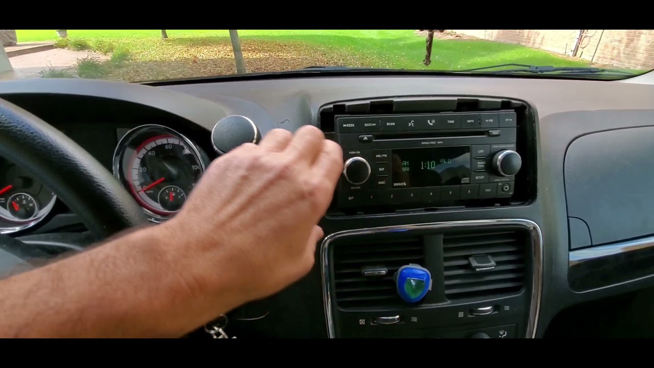 How to remove and replace radio from 2011-2020 DODGE GRAND CARAVAN
