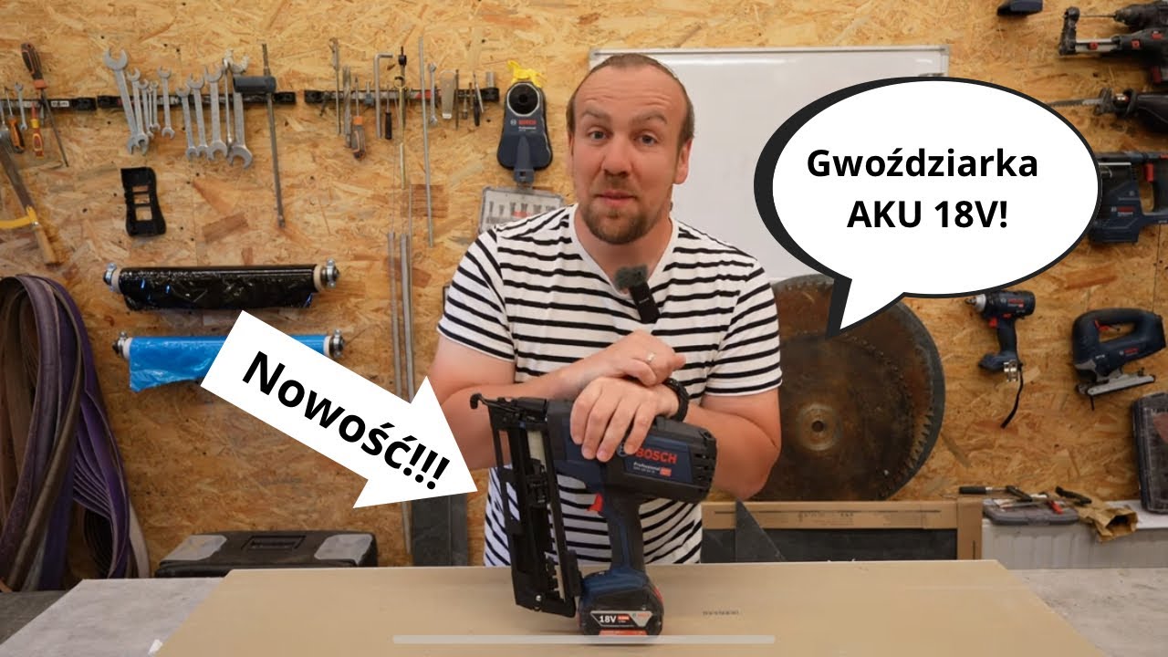 Nowość! Gwoździarka akumulatorowa BOSCH GNH 18V-64M - remont4you