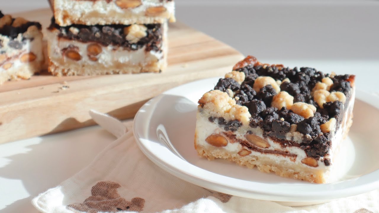 최애레시피등극! 아몬드봉봉크럼블바 / 꾸덕바 아몬드봉 만들기 : Almond crumble Recipe  ㅣ오데 O'de