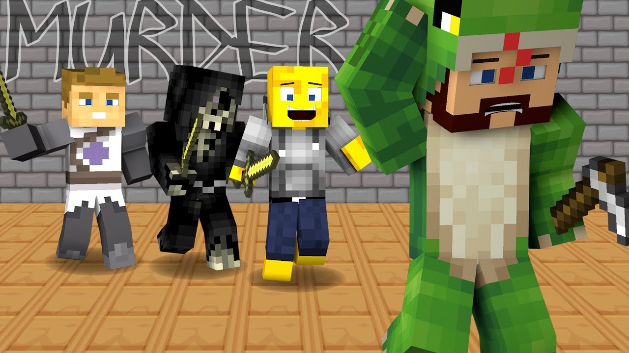 Minecraft Murder - Misfire! (with AshDubh, AcidicBlitz & Cliimax)