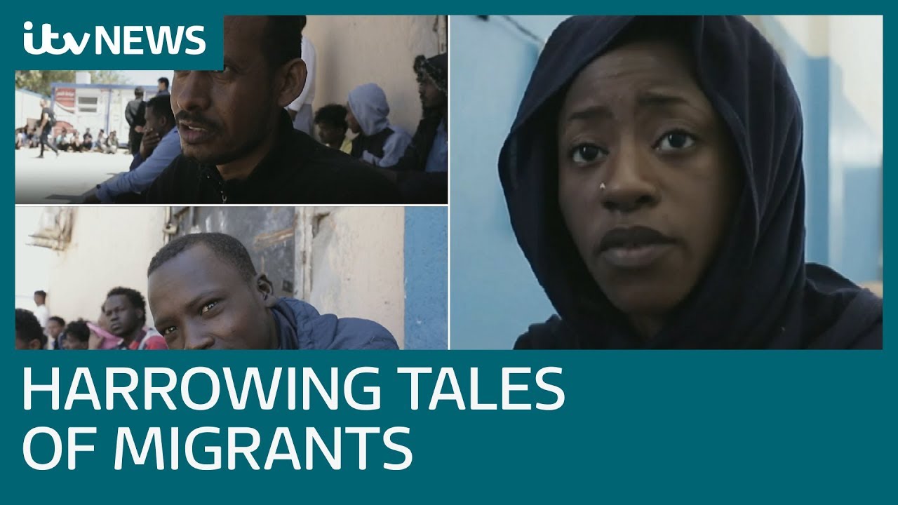 Harrowing tales tell story of migrants desperate to reach Europe from Libya | ITV News