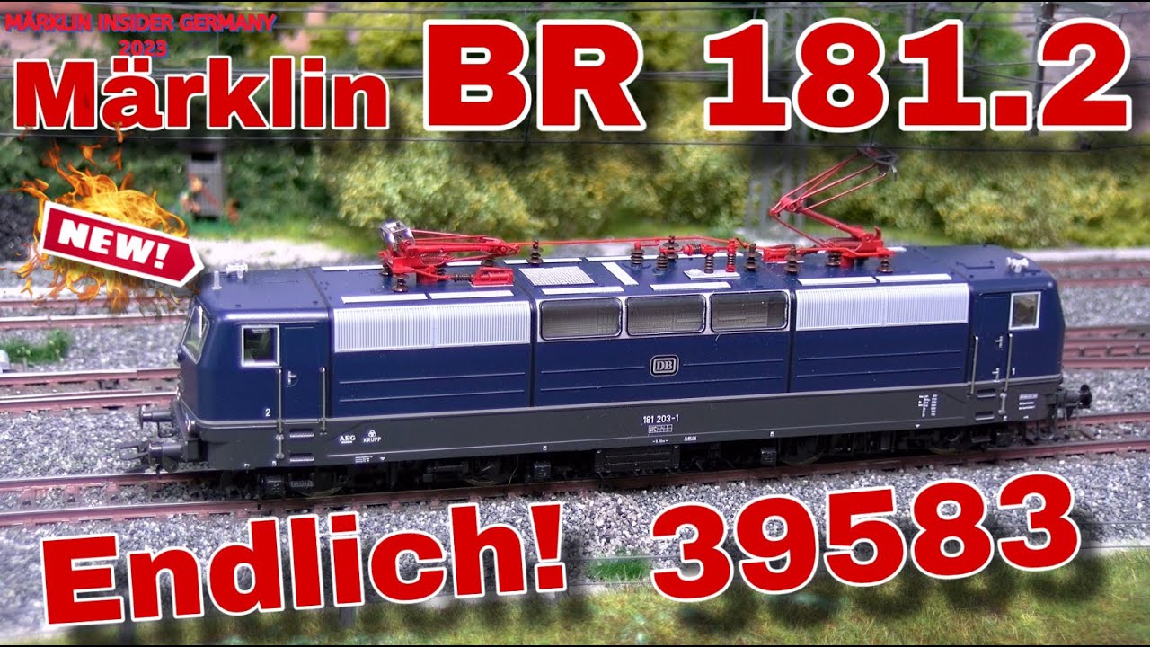 Märklin Insider Modell 2 - 2023! Die Baureihe 181.2! 35 Jahre warten haben sich gelohnt! ;-)