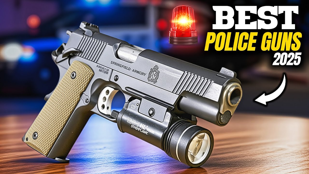 10 Pistols Police Departments Prefer To Carry in 2025 [Is Your Gun on the List?]