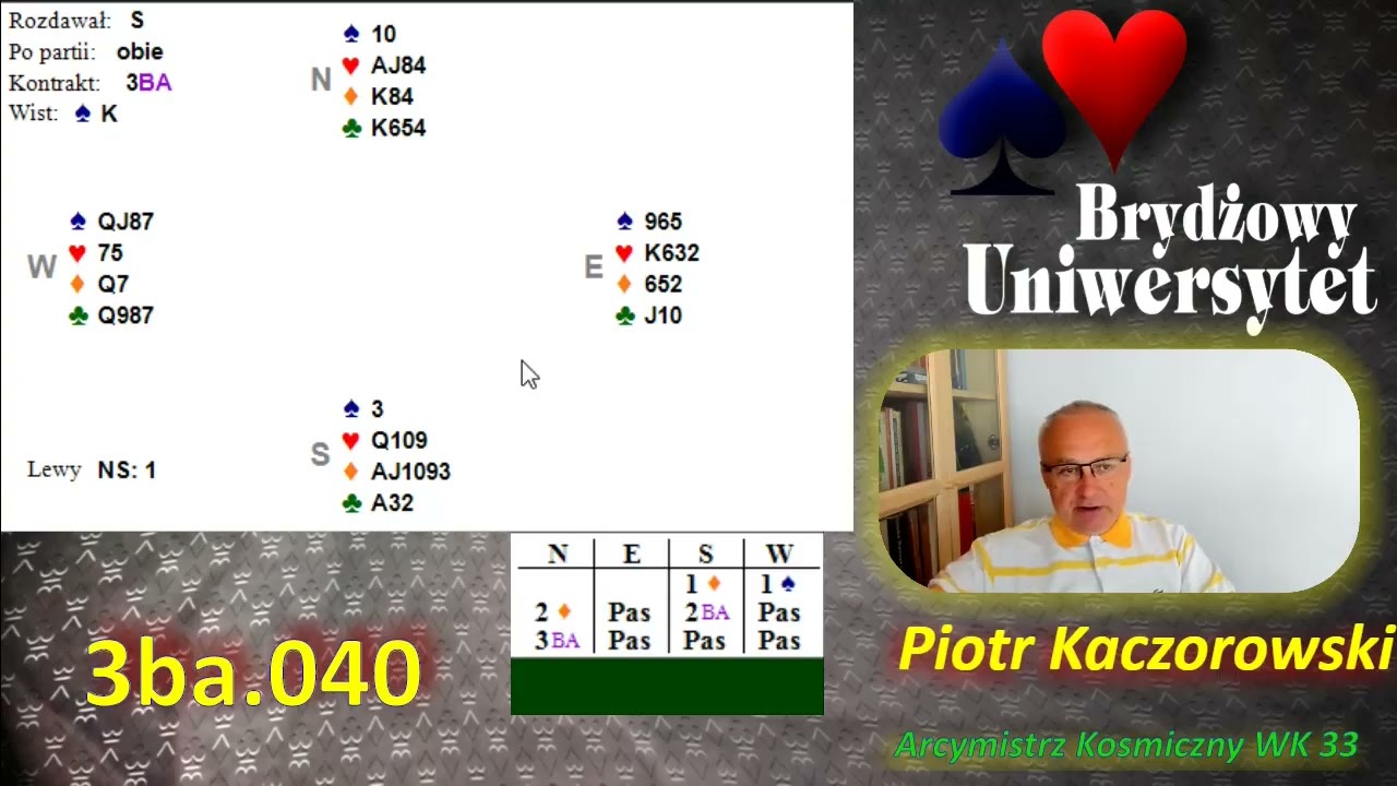 Radosny Brydż. Nauka plan. RB. 2746