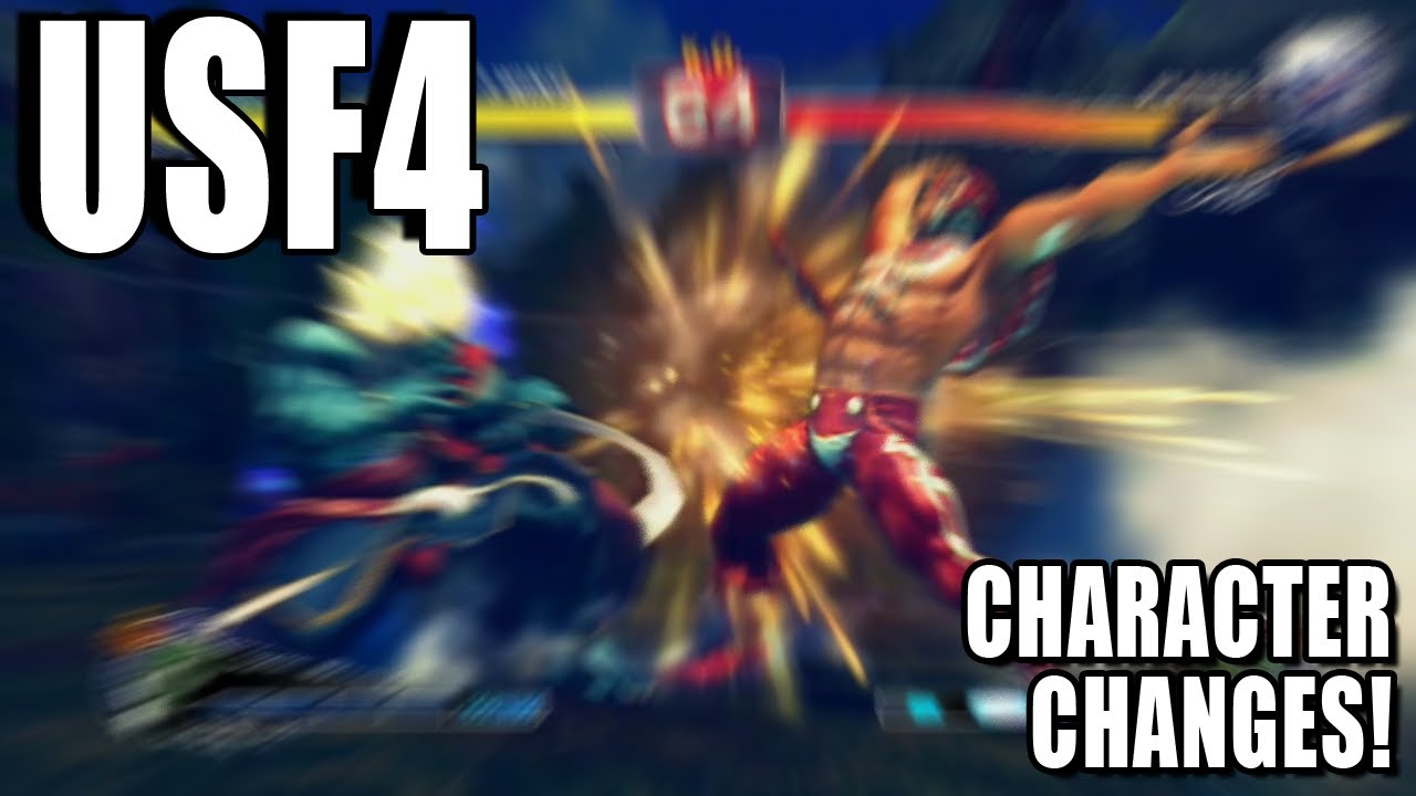 [USFIV Console Version] Character Change Showcase