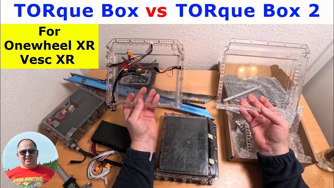 Сравнение TORque Box и TORque Box 2 для Onewheel XR Vesc: обзор и конструктивные недостатки.